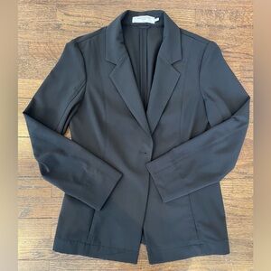 M.M.LaFleur Black Blazer Moreland Travel OrigamiTech Women’s Size 10